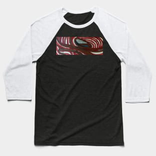 open-cast posterized edges Baseball T-Shirt